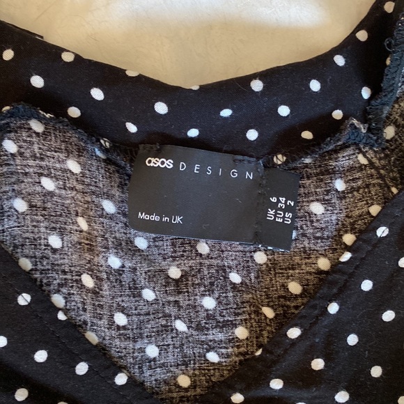 Asos flowy long sleeve dress with bow details - Picture 3 of 3